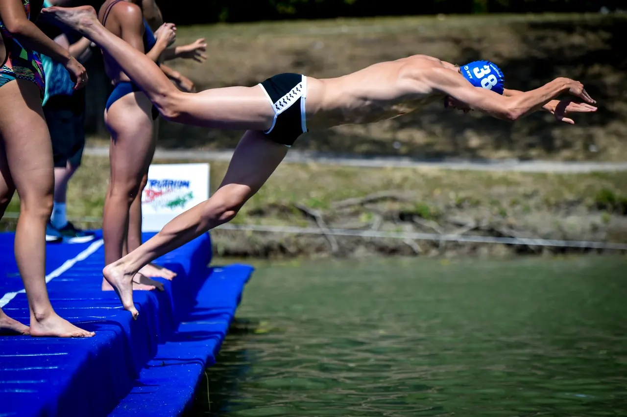 Startsprung ins Freiwasser